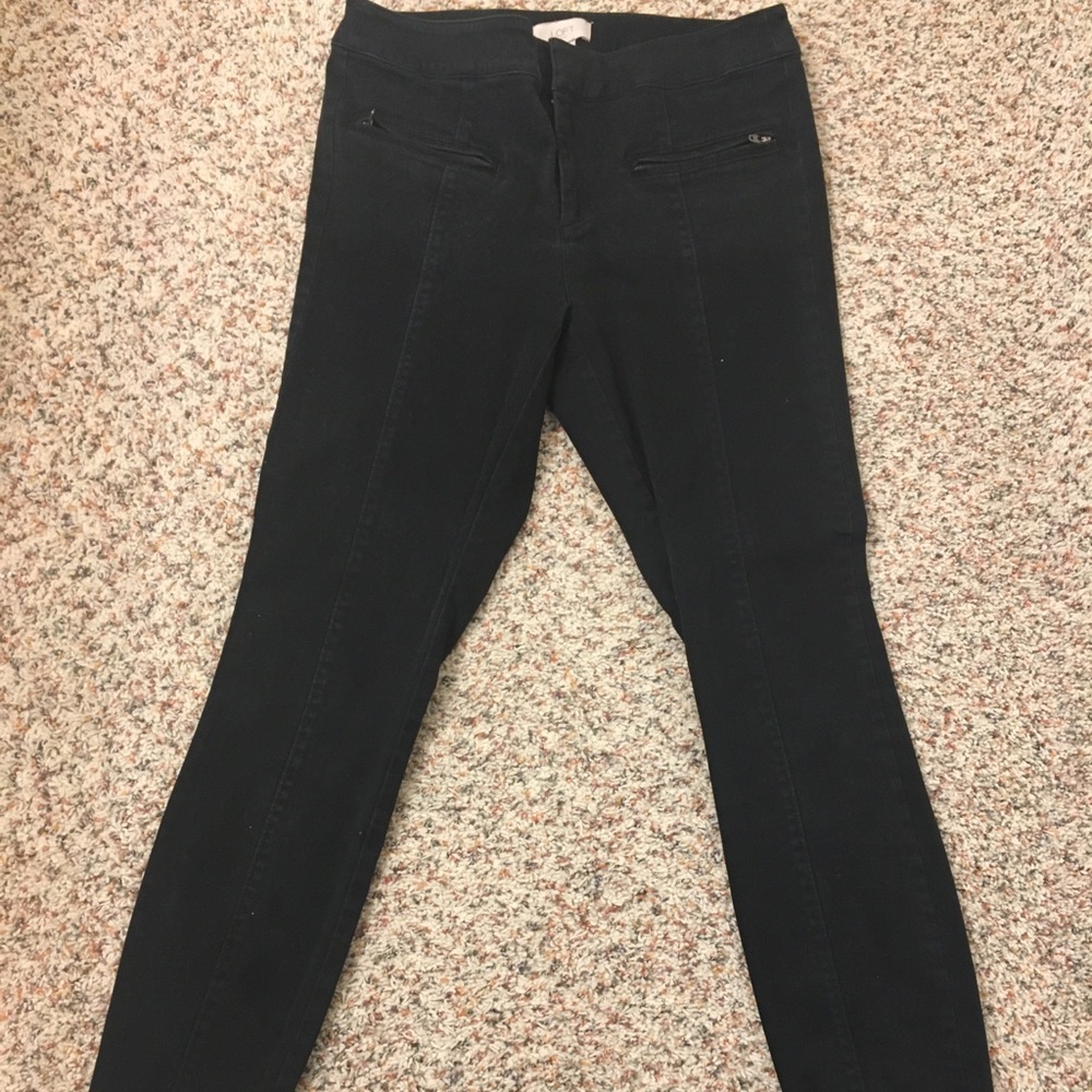 Loft Outlet Modern Black Skinny Pant